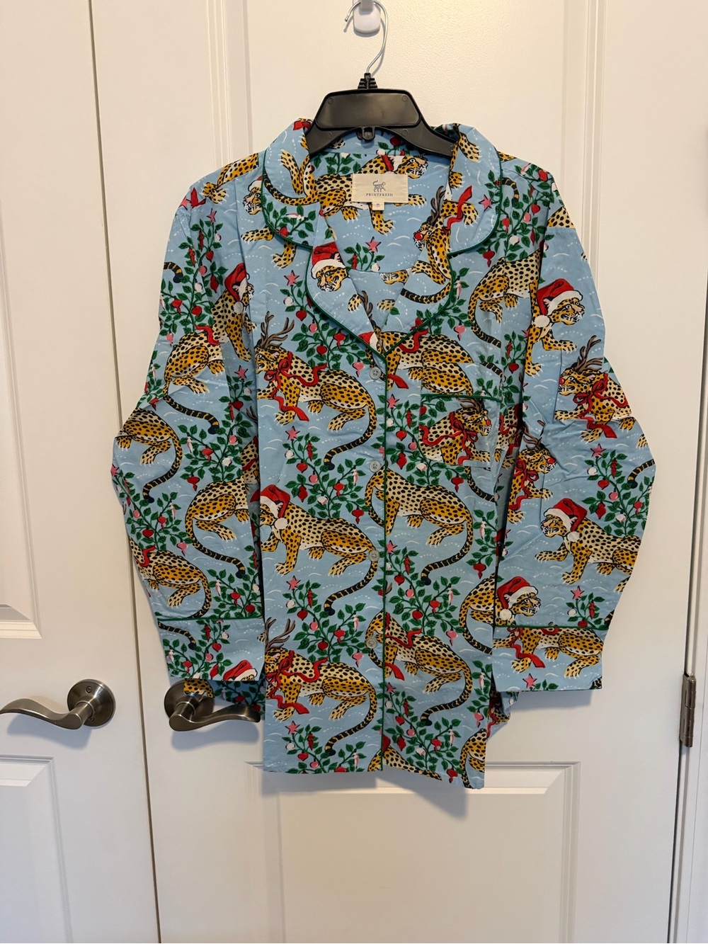 Printfresh Holiday “Bagheera” 2 Piece Pajama Set